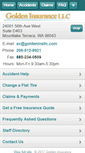 Mobile Screenshot of goldeninsllc.com